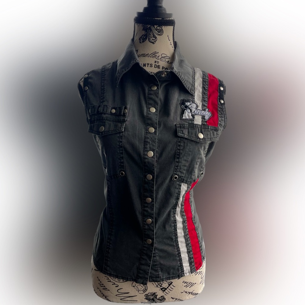 Extremely rare, Large, women’s Vintage Lip Service (2005) vest